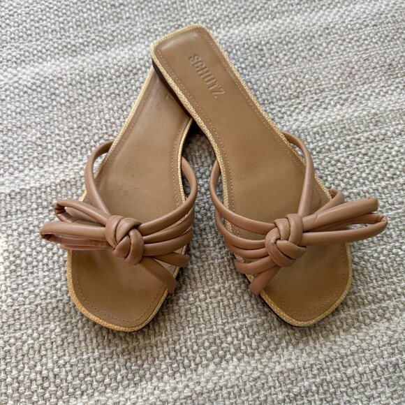Schutz Blossom sandals - tan size 8 - - Picture 1 of 2